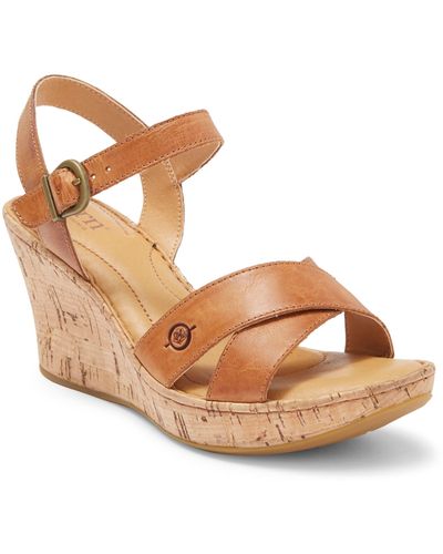 Børn Alaina Platform Wedge Sandal - Pink