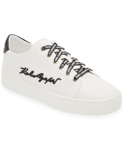 Karl Lagerfeld Cylie Low Top Sneaker - White