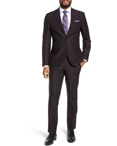 Ted Baker Roger Slim Fit Solid Wool Suit - Multicolor