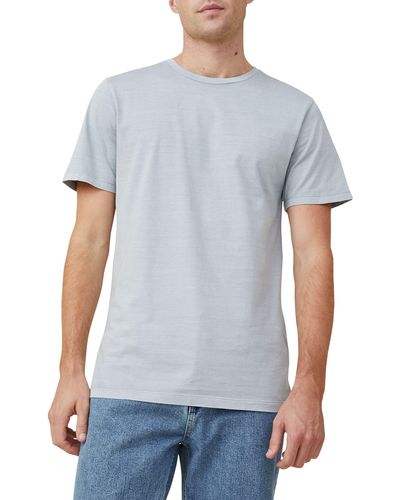 Cotton On Regular Fit Organic Cotton T-shirt - Blue
