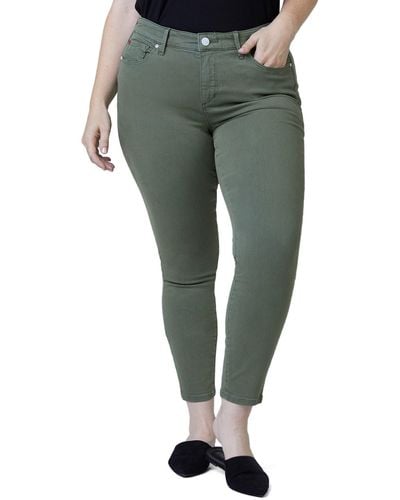 Slink Jeans Denim Leggings - Green