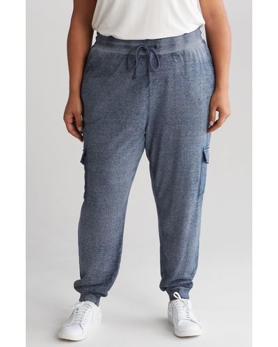 Threads For Thought Fleece Cargo Sweatpants - Blue
