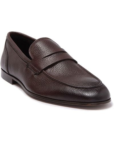 To Boot New York Deville Leather Penny Loafer - Brown