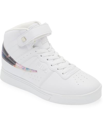 Fila Vulc 13 Tie Dye High Top Sneaker - White