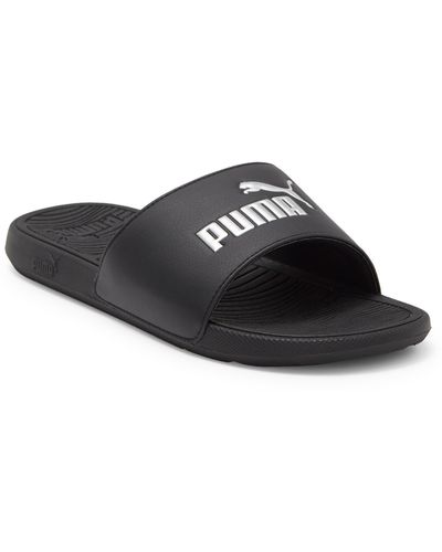 PUMA Cool Cat 2.0 Lux Slide Sandal 9men) - Black