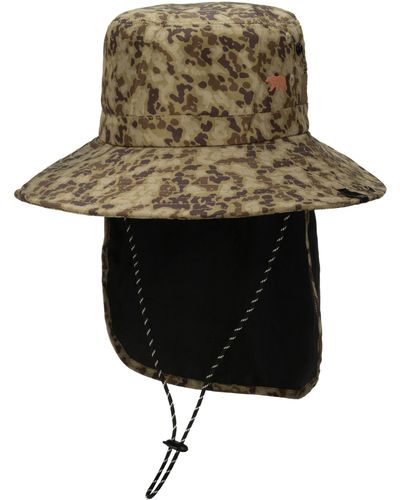 San Diego Hat Outdoor Bucket Hat With Neckflap - Black