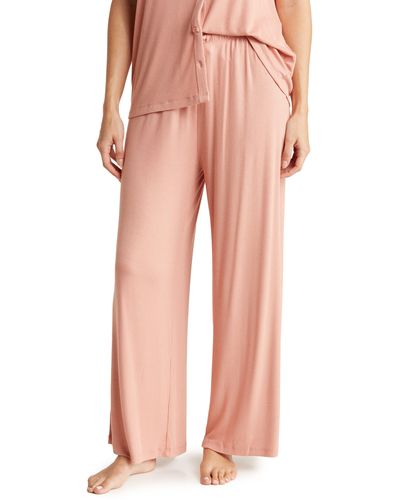 Nordstrom Ribbed Tranquility Lounge Pants - Pink