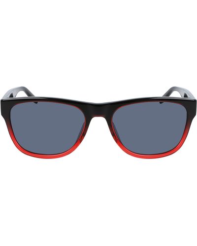 Converse All Star® 57mm Rectangle Sunglasses - Blue