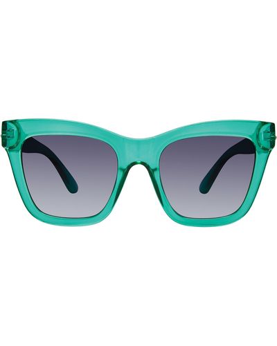 Kurt Geiger 53mm Cat Eye Sunglasses - Blue