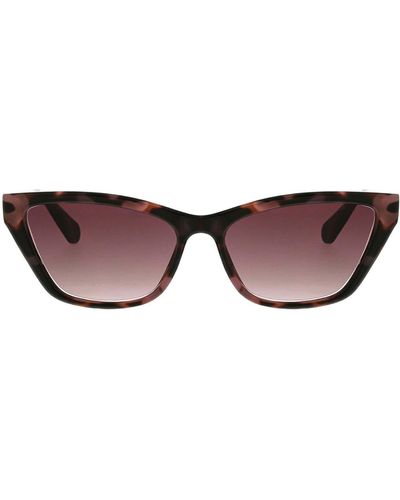 BCBGMAXAZRIA 56mm Cat Eye Sunglasses - Brown