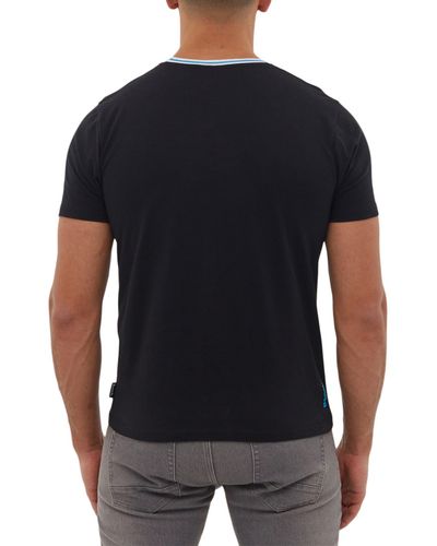 Bench Monoco Ringer Cotton Graphic T-shirt - Black