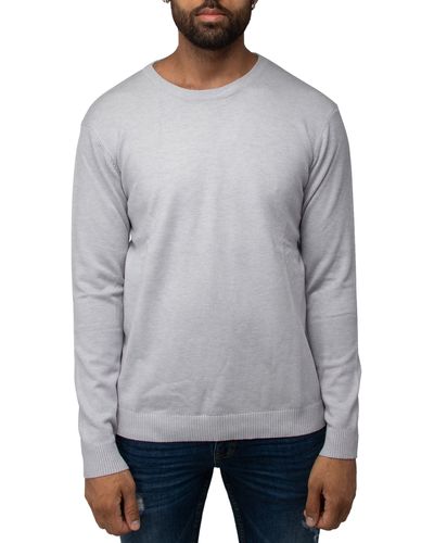 Xray Jeans Crewneck Knit Sweater - Gray