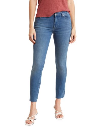 Seven7 Ankle Cut Skinny Jeans - Blue