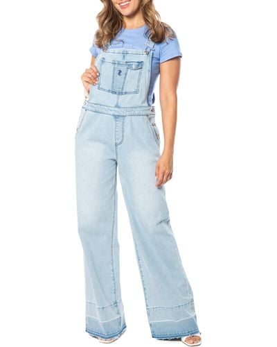 Juicy Couture Wide Leg Overalls - Blue