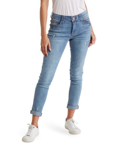 Democracy Ab Technology Ankle Jeans - Blue