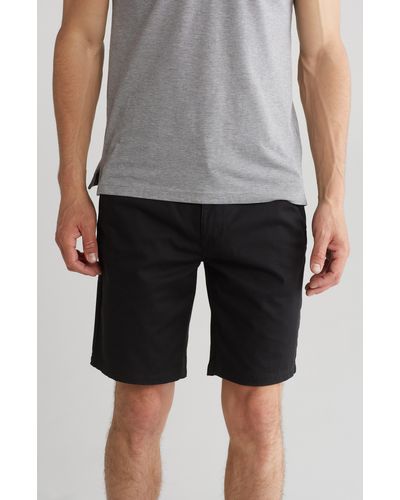 RVCA The Week-end Stretch Twill Chino Shorts - Gray