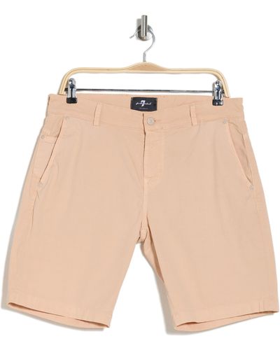7 For All Mankind Perfect Chino Shorts - Natural