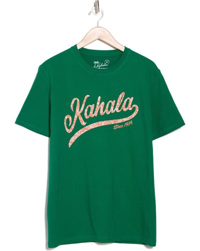 Kahala Major League Logo T-shirt - Green
