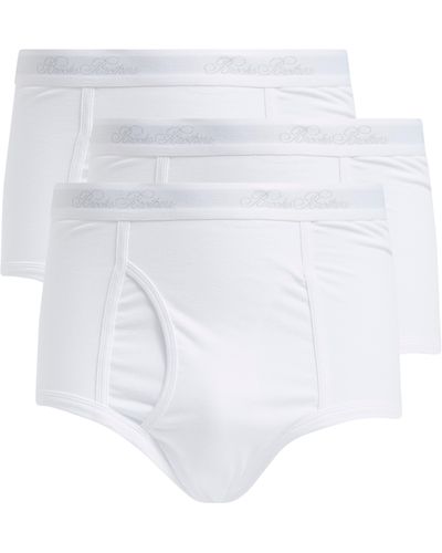 Brooks Brothers 3-pack Briefs - White