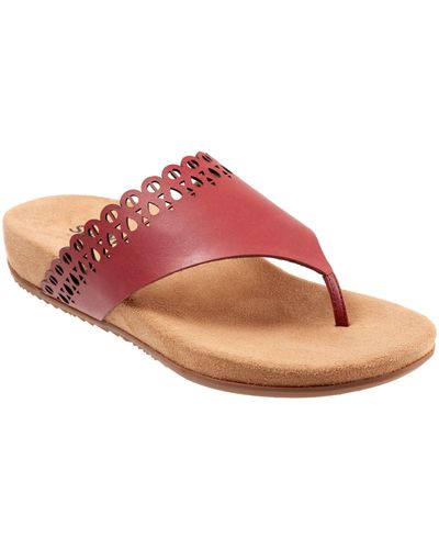 Softwalk Bethany Leather Sandal - Pink