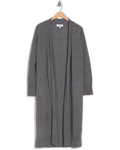 Magaschoni Cashmere Duster Cardigan In Cement Heather At Nordstrom Rack - Gray