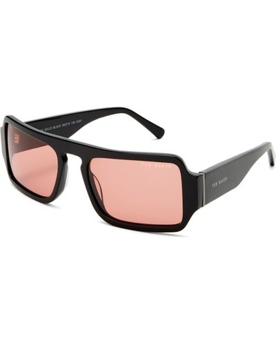 Ted Baker 56mm Rectangular Sunglasses - Black