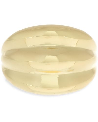 Nordstrom Demi Fine Ribbed Ring - White