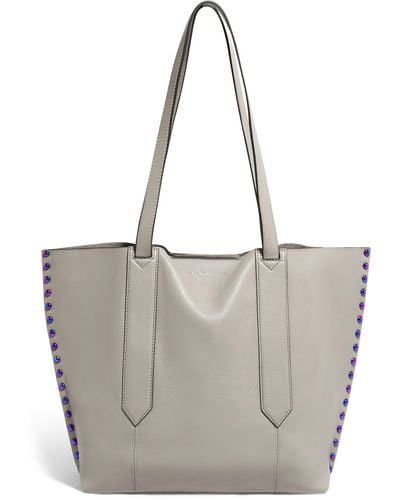 Aimee Kestenberg Busy Bee Leather Unlined Tote - Gray