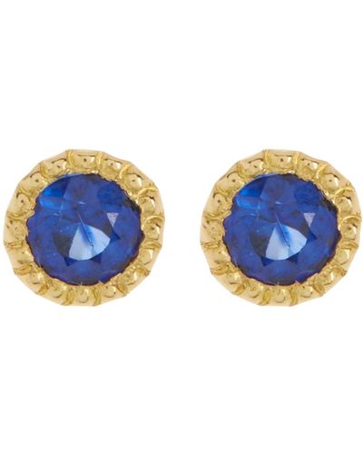 Bony Levy El Mar Sapphire Stud Earrings - Blue