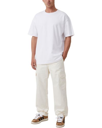 Cotton On Tactical Cargo Pants - White