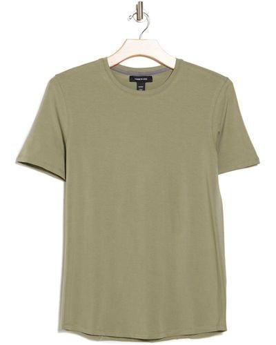 Kenneth Cole Crewneck Stretch Cotton T-shirt - Green
