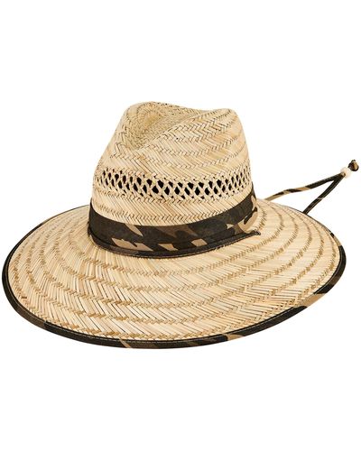 San Diego Hat Rush Straw Upf 50 Outback Hat - Natural