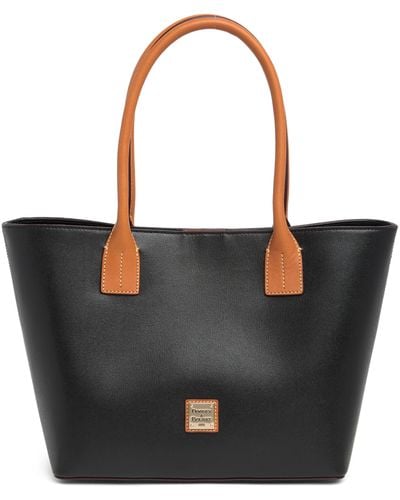 Dooney & Bourke Small Russel Two-tone Tote Bag - Black
