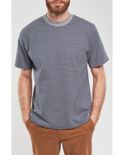 Armor Lux Heritage Stripe T-shirt - Gray