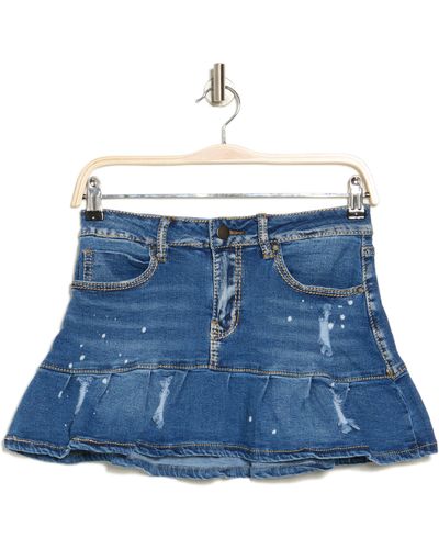PTCL Denim Miniskirt - Blue