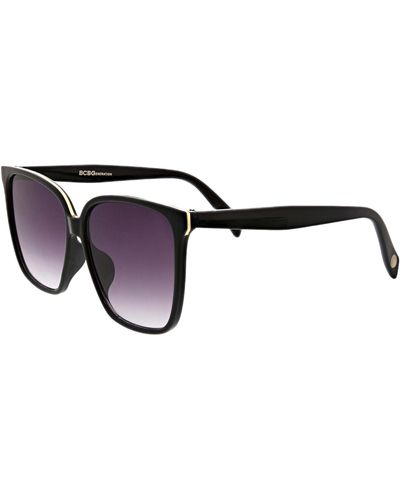 BCBGMAXAZRIA 58mm Oversize Square Sunglasses - Black