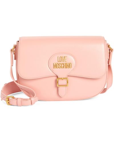 Love Moschino Quilted Crossbody Bag - Pink