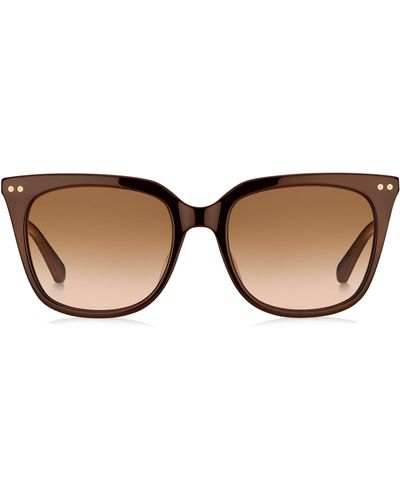 Kate Spade Giana 54mm Gradient Cat Eye Sunglasses - Brown