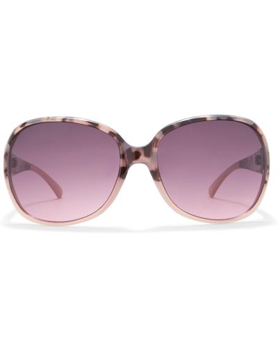 Vince Camuto Oval Vent Sunglasses - Purple