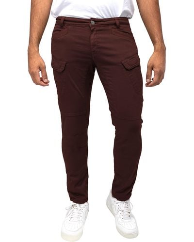 Xray Jeans Slim Cargo Pants - Red