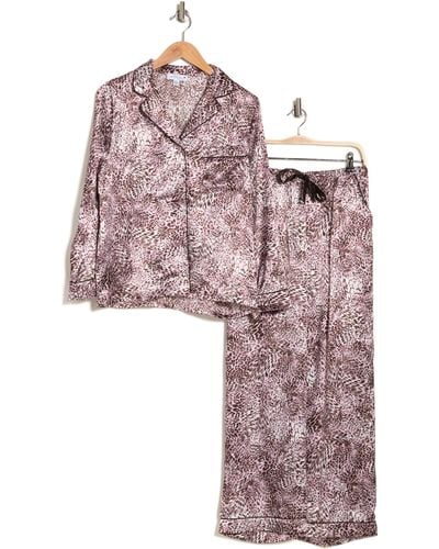 In Bloom Long Sleeve Top & Pants Pajamas - Pink