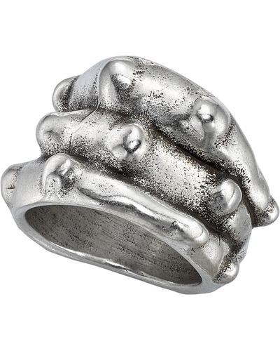 Uno De 50 Coraline Silver Plated Ring At Nordstrom Rack - Metallic