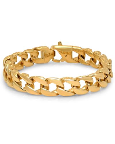 HMY Jewelry Curb Chain Bracelet - Metallic