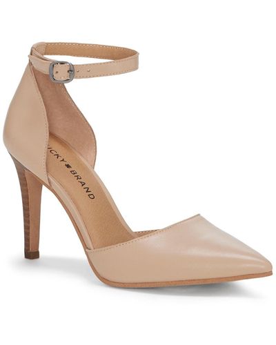 Lucky Brand Tukko D'orsay Ankle Strap Pump - Natural