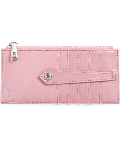 Hobo International Linn Leather Wallet - Pink