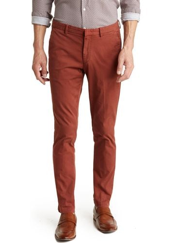 BOSS Kaito Stretch Cotton Pants - Red