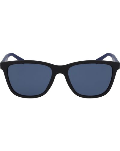 Ferragamo 57mm Rectangular Sunglasses - Blue