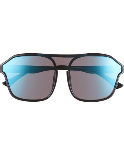 Vince Camuto 60.9mm Shield Sunglasses - Blue