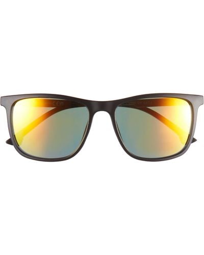 Vince Camuto Mirror Square Sunglasses - Yellow