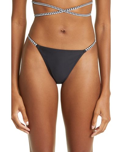lemlem Lena Brazilian Bikini Bottoms - Black
